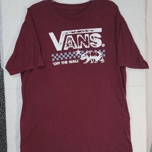 Vans Burgundy Graphic Tee